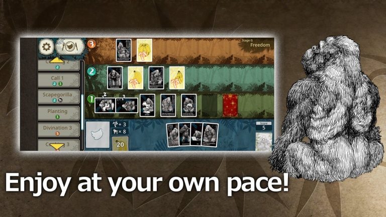 Goritaire Is a Single-Player Gorilla-Multiplying Card Game, Out Now on Android