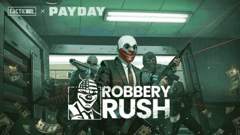 Tacticool x Payday Crossover Kicks Off with the Robbery Rush Event