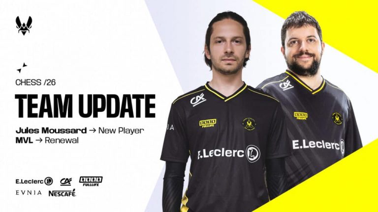 Team Vitality signs 2024 French chess champion Jules Moussard
