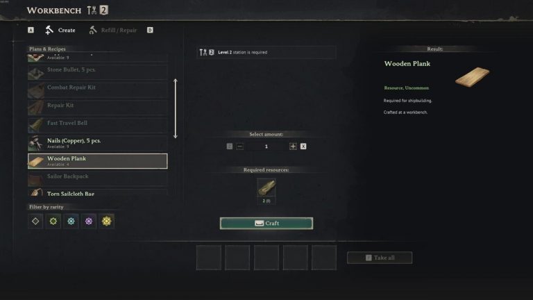 How To Upgrade Workbench Levels In Windrose