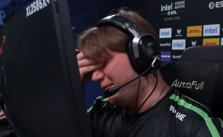 s1mple has just about had it with BC.Game, breaks down at IEM Atlanta 2026
