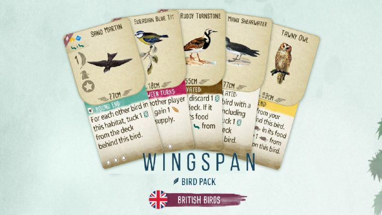 Wingspan Is Dropping Its First Bird Pack of British Birds Soon!