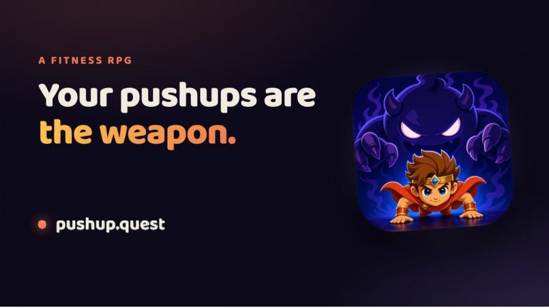 Pushup RPG: Fitness Quest Is a Push-Up & Squat Counter Game